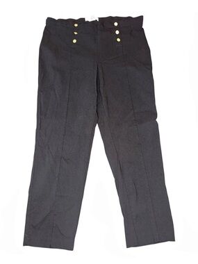 89TH + MADISON Black Straight-Leg Pants XL Like New